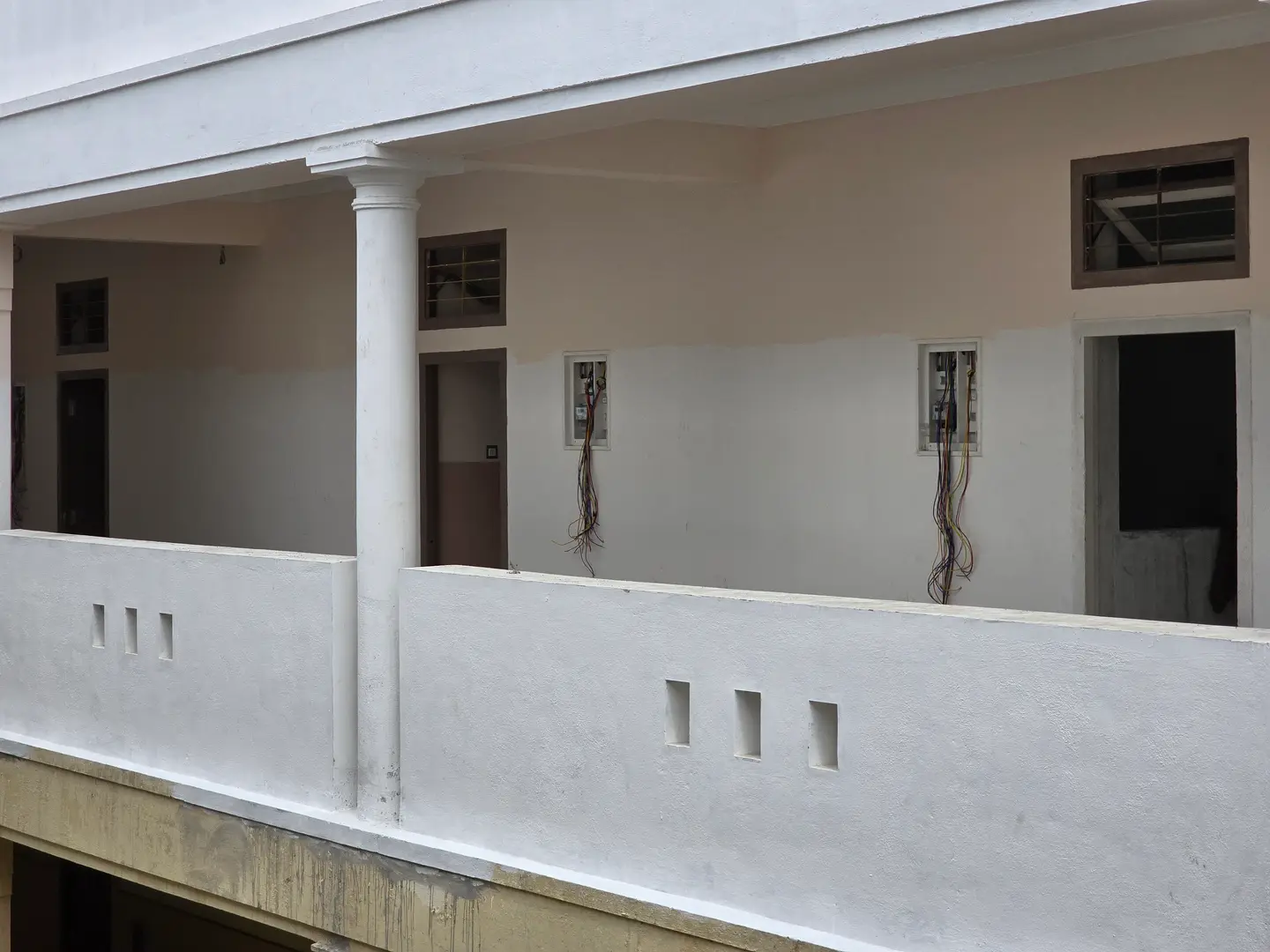 TCE Men's Hostel — completed interior & finishes